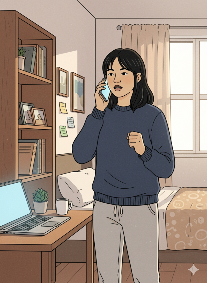 Anuja on call
